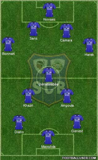 Sporting Club Bastia Formation 2011