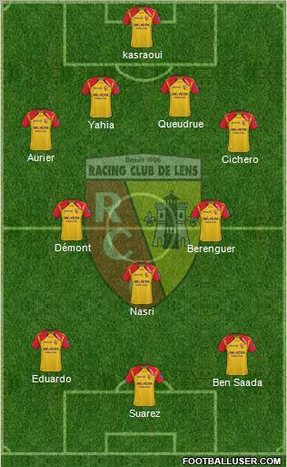 Racing Club de Lens Formation 2011