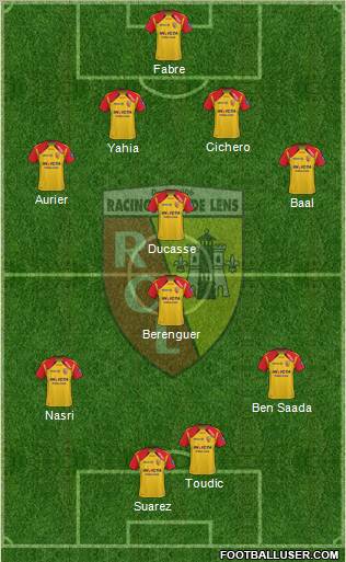 Racing Club de Lens Formation 2011