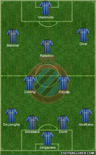 Club Brugge KV Formation 2011