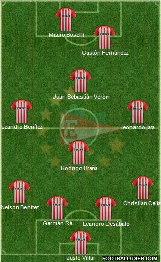 Estudiantes de La Plata Formation 2011
