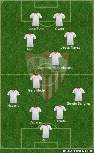 Sevilla F.C., S.A.D. Formation 2011