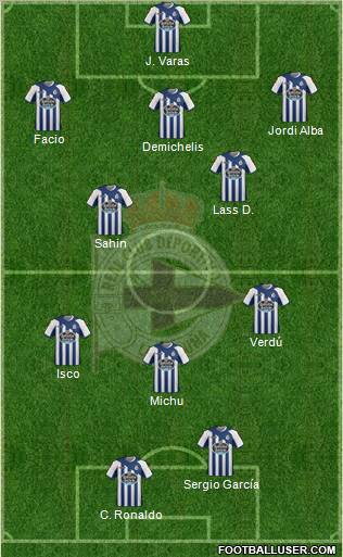 R.C. Deportivo de La Coruña S.A.D. Formation 2011