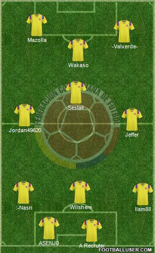 Colombia Formation 2011