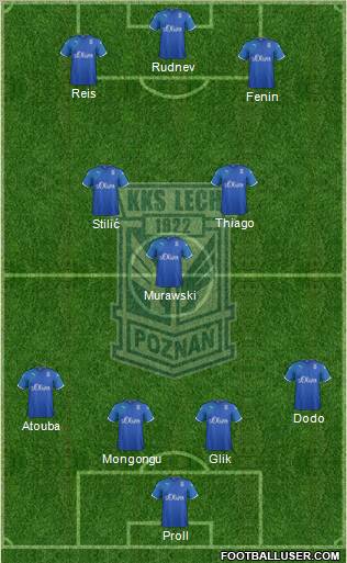 Lech Poznan Formation 2011