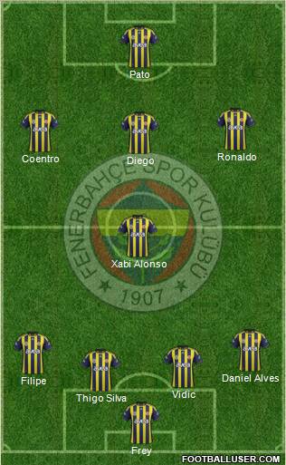 Fenerbahçe SK Formation 2011