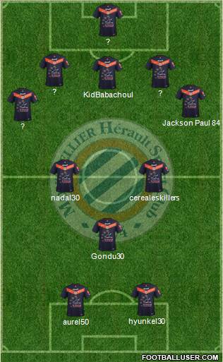 Montpellier Hérault Sport Club Formation 2011