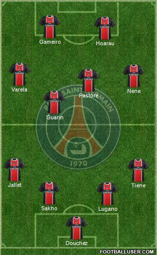 Paris Saint-Germain Formation 2011
