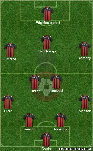 OGC Nice Côte d'Azur Formation 2011