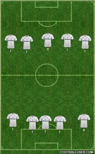 Tottenham Hotspur Formation 2011