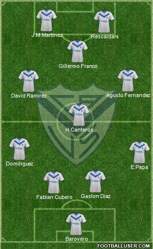Vélez Sarsfield Formation 2011