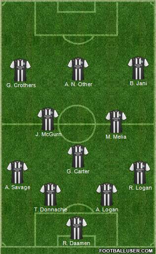 Newcastle United Formation 2011