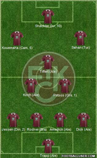 1.FC Kaiserslautern Formation 2011