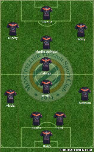 Montpellier Hérault Sport Club Formation 2011