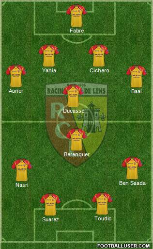 Racing Club de Lens Formation 2011