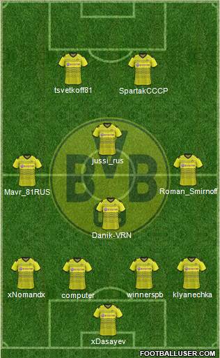 Borussia Dortmund Formation 2011
