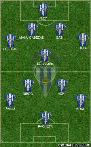 C.D. Alcoyano Formation 2011