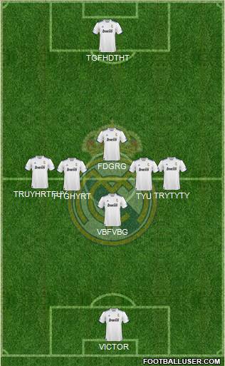 R. Madrid Castilla Formation 2011