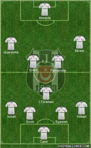 Besiktas JK Formation 2011
