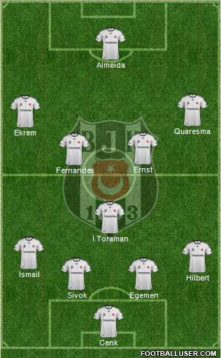 Besiktas JK Formation 2011