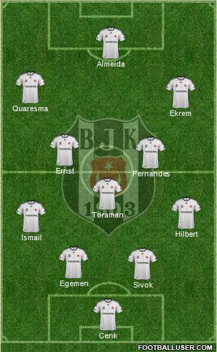 Besiktas JK Formation 2011