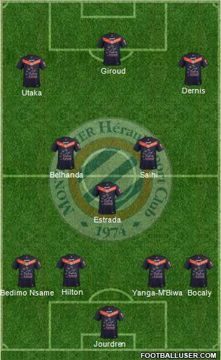 Montpellier Hérault Sport Club Formation 2011