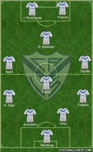 Vélez Sarsfield Formation 2011
