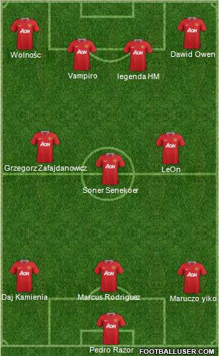 Manchester United Formation 2011