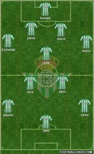 Real Betis B., S.A.D. Formation 2011