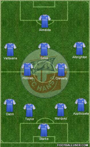 FC Hansa Rostock Formation 2011