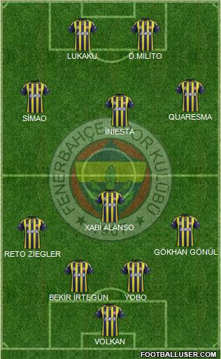 Fenerbahçe SK Formation 2011