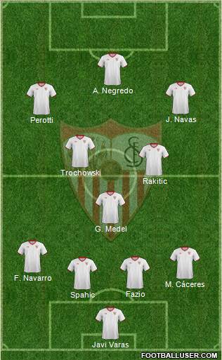 Sevilla F.C., S.A.D. Formation 2011
