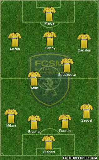 FC Sochaux-Montbéliard Formation 2011