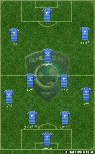 Al-Hilal (KSA) Formation 2011