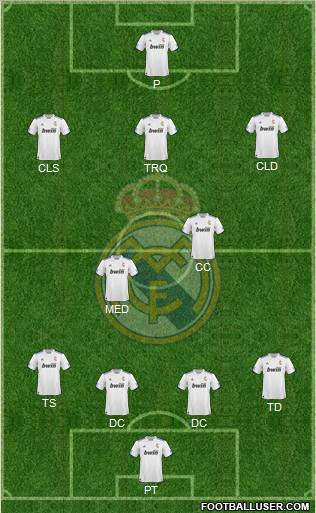 R. Madrid Castilla Formation 2011