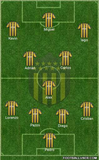 Club Atlético Peñarol Formation 2011