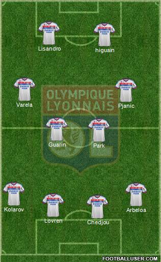Olympique Lyonnais Formation 2011