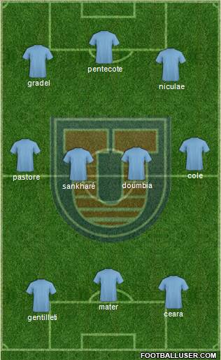 C Universitario San Francisco Xavier Formation 2011