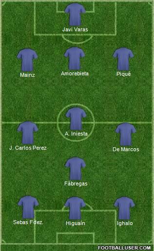 Pro Evolution Soccer Team Formation 2011