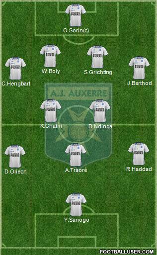A.J. Auxerre Formation 2011