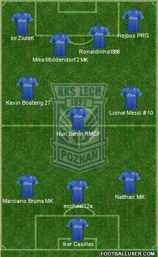 Lech Poznan Formation 2011