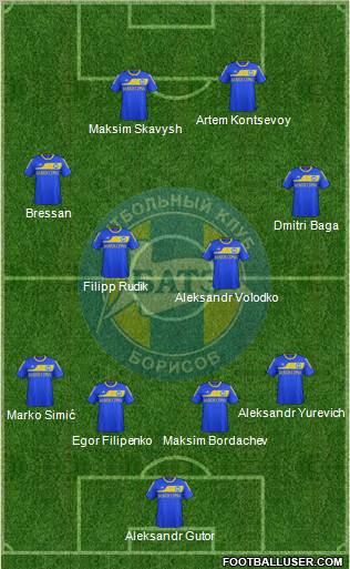 BATE Borisov Formation 2011