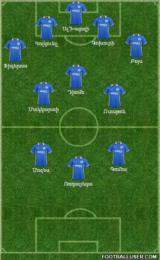 Wigan Athletic Formation 2011