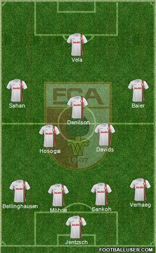 FC Augsburg Formation 2011