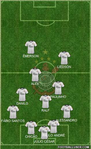 SC Corinthians Paulista Formation 2011