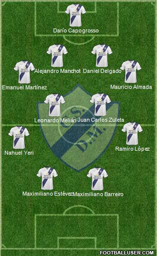 Deportivo Merlo football formation