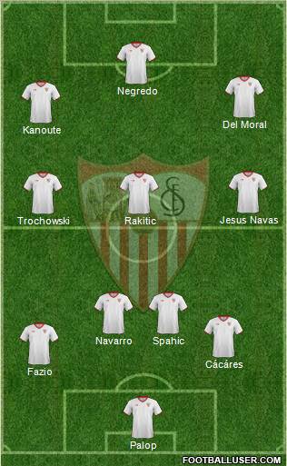 Sevilla F.C., S.A.D. Formation 2011