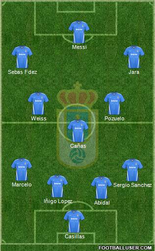Real Oviedo S.A.D. Formation 2011