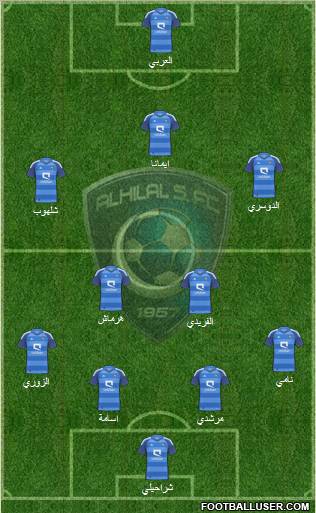 Al-Hilal (KSA) Formation 2011