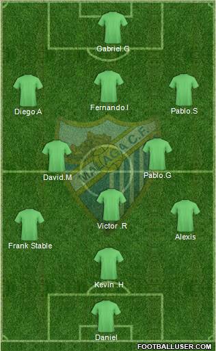 Málaga C.F., S.A.D. Formation 2011
